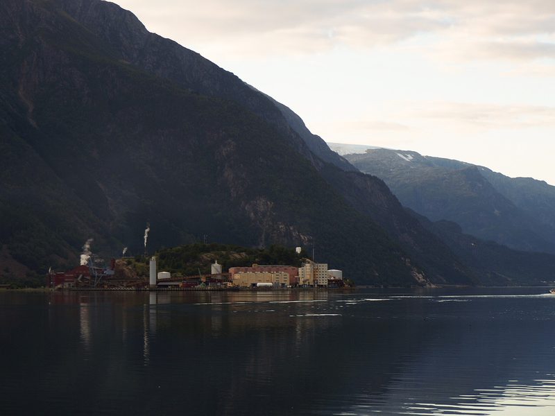 Boliden’s zinc smelter at Odda, on a Norwegian fjord