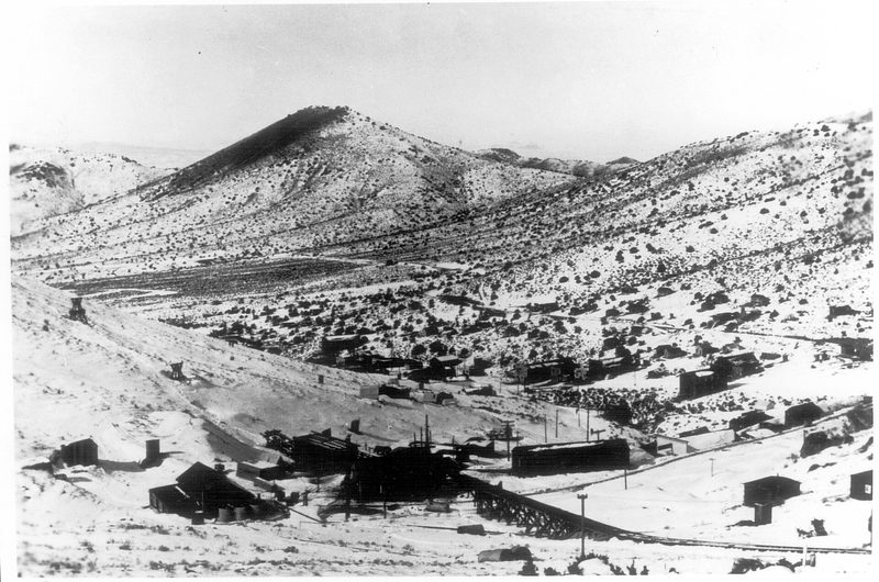 East Rochester and Rochester Heights, Nevada, around 1916, near today’s Coeur Rochester mine